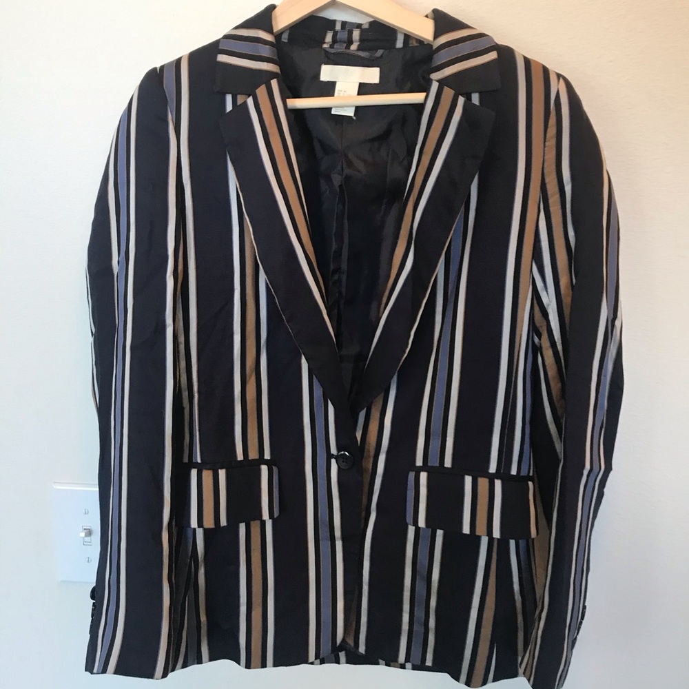 Pinstriped Blazer